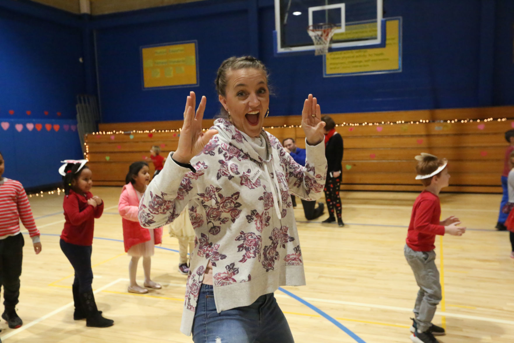 Marsh School dance and jump rope contest